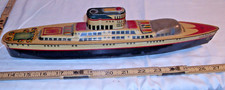 MARX CARIBBEAN LUXURY LINER CRUISE SHIP TIN FRICTION TOY