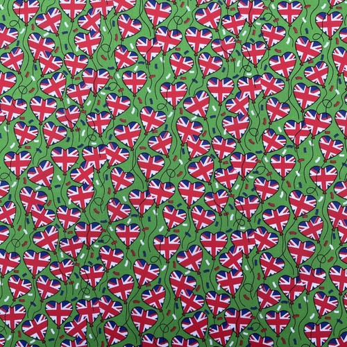 King's Coronation Reino Unido Polialgodón Decoración Bunting Vestido de Fiesta Patchwork Tela Artesanal - Imagen 80 de 91