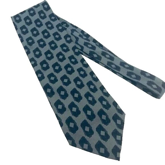 Giorgio Armani Brown Geometric Ties for Men