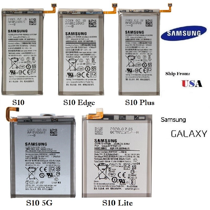 OEM Battery Replacement for Samsung Galaxy S10 S10 Plus S10 Edge S10 Lite 5G