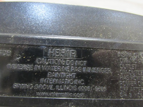 Interruptor eléctrico temporizador original OEM de anochecer a amanecer exterior HB51R funciona BM - Imagen 6 de 6