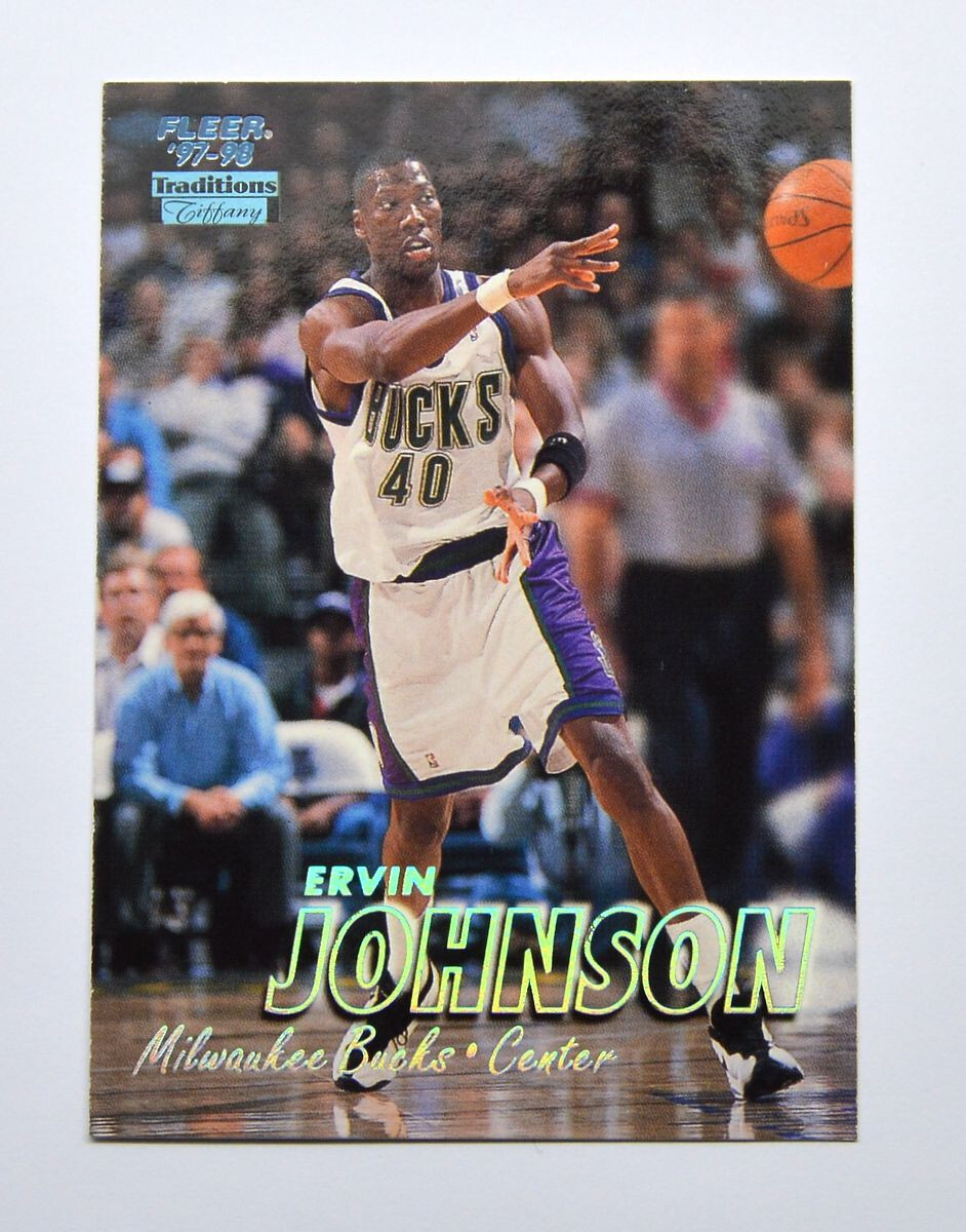 1997-98 Fleer Tiffany Collection #302 Ervin Johnson
