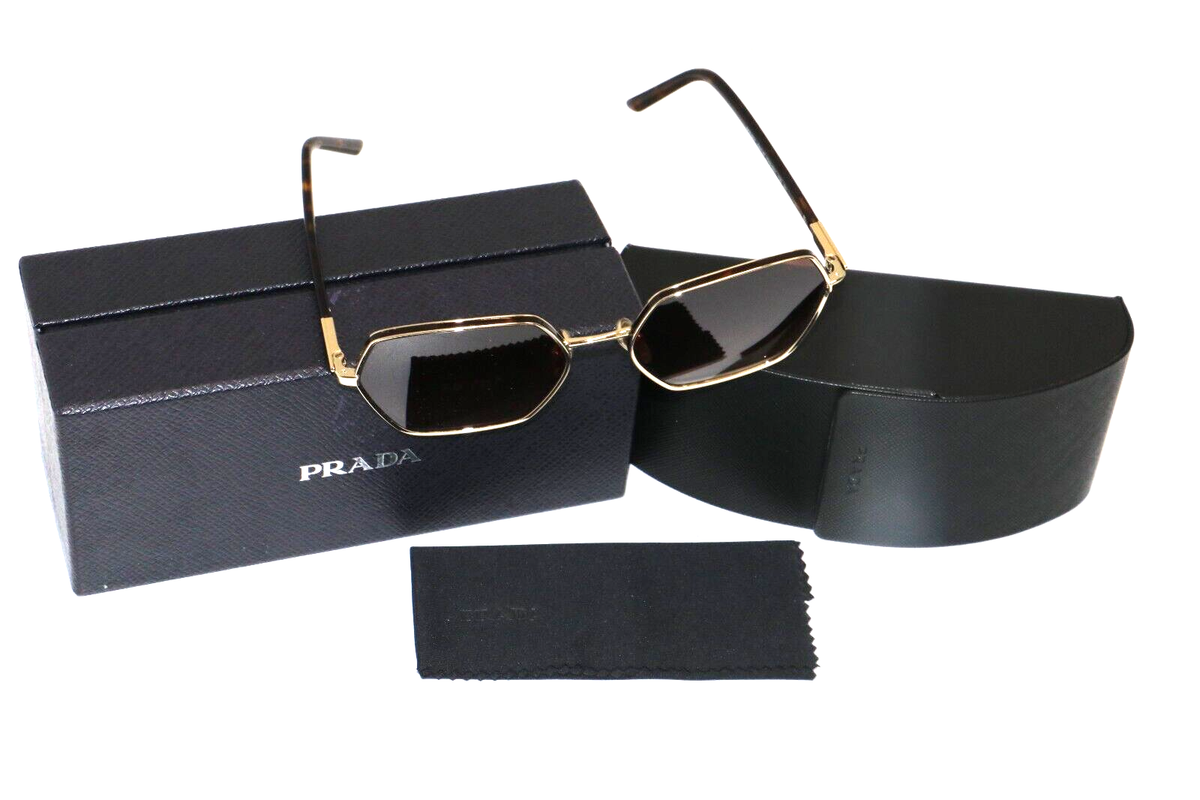 小物 PRADA sunglasses Prada Brown Tortoise Shell Sunglasses Womens Square Large