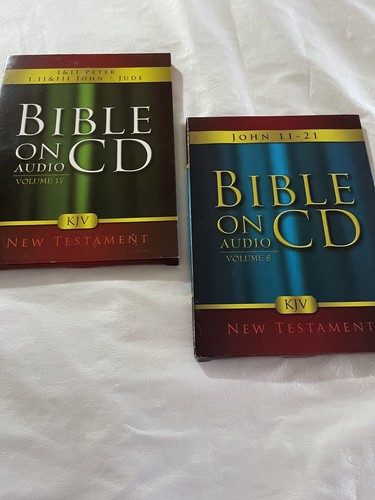 Bible On Audio CD KJV New Testament 2 CD’s Volumes 17 & 8 Peter John Jude - 第 4/8 張圖片