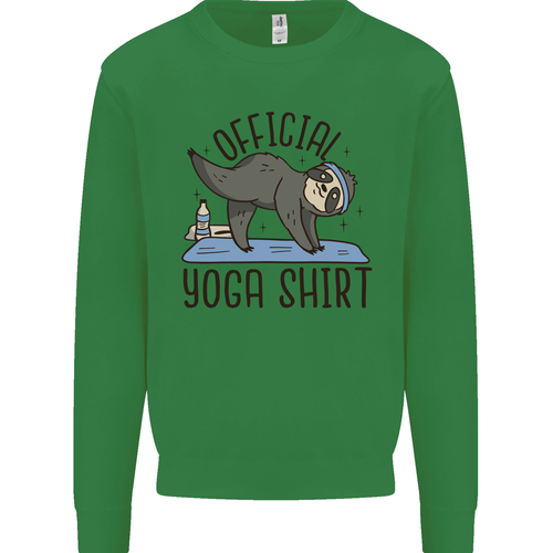 Funny Sloth Yoga Kids Sweatshirt Jumper - Picture 52 of 72