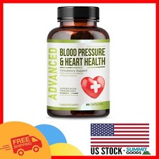 Hawthorn Hibiscus Heart Health Supplement - 90 Capsules, Cholesterol Balance