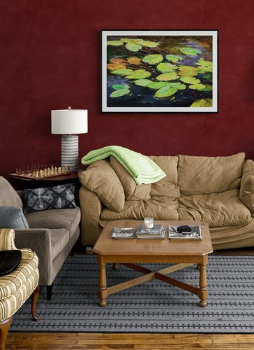 Water lilies painting IMPRESSIONISM original Oil on canvas by A. Onipchenko - Bild 15 von 17