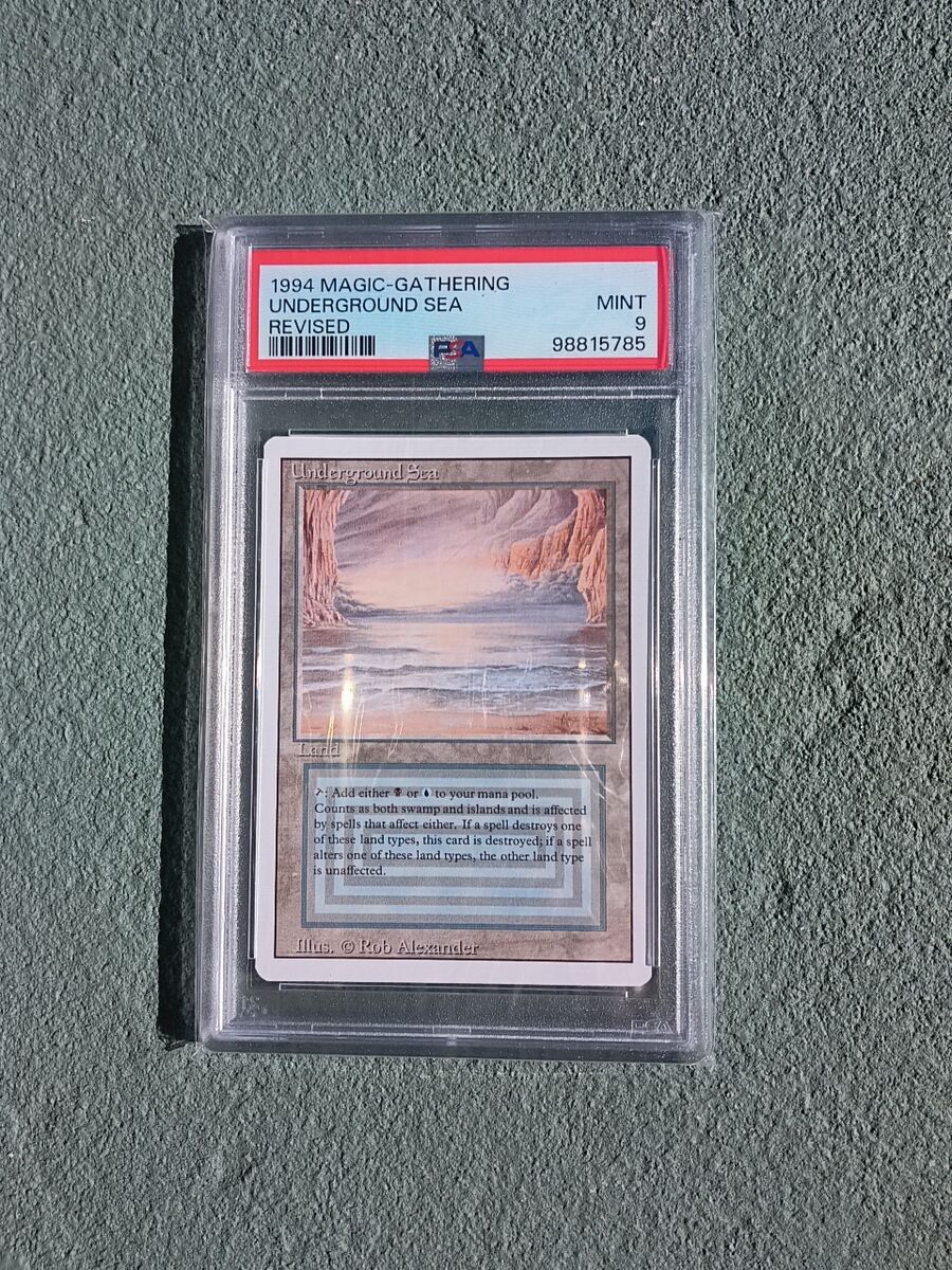 マジック：ザ・ギャザリング 1994 Underground Sea PSA 9 MTG Underground Sea Revised Edition - Rare 1994-PSA-9 | eBay