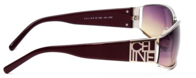 Celine SC1088-579X Unisex Sunglasses in Silver Red w/Violet Purple