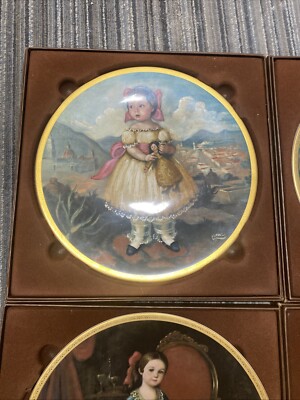 PICKARD CHILDREN OF MEXICO COMPLETE SET - ORIGINAL BOXES, PAPERWORK, AND SLEEVES