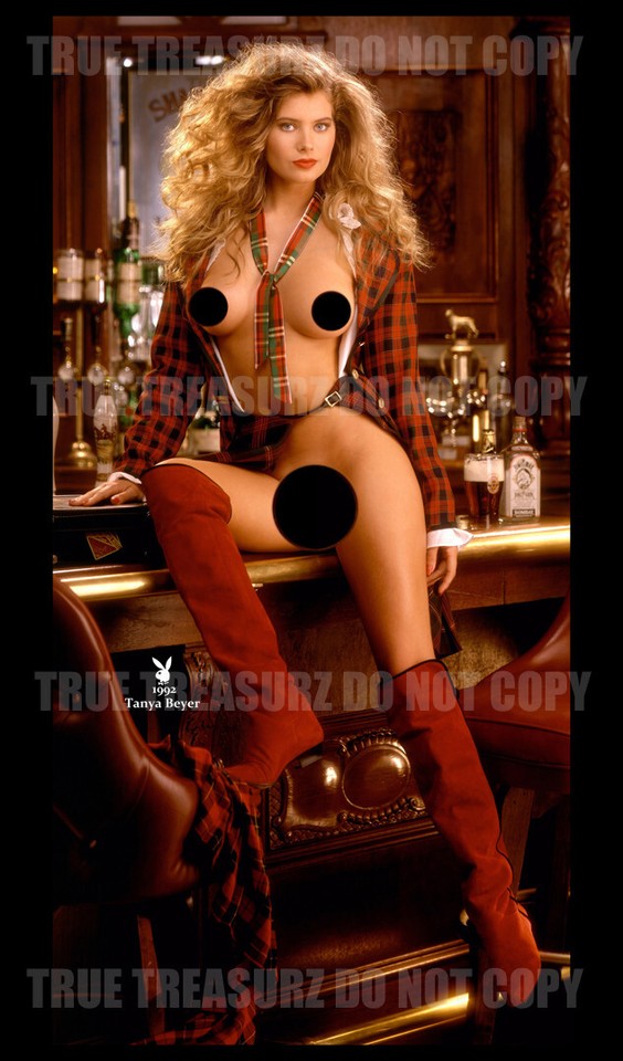 1992 Tanya Beyer Playboy Playmate Promotional Centerfold Poster 36x21 NEW 92TB | eBay