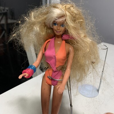 Costume da bagno vintage originale WET 'N WILD bambola Barbie 1989 cambio  colore