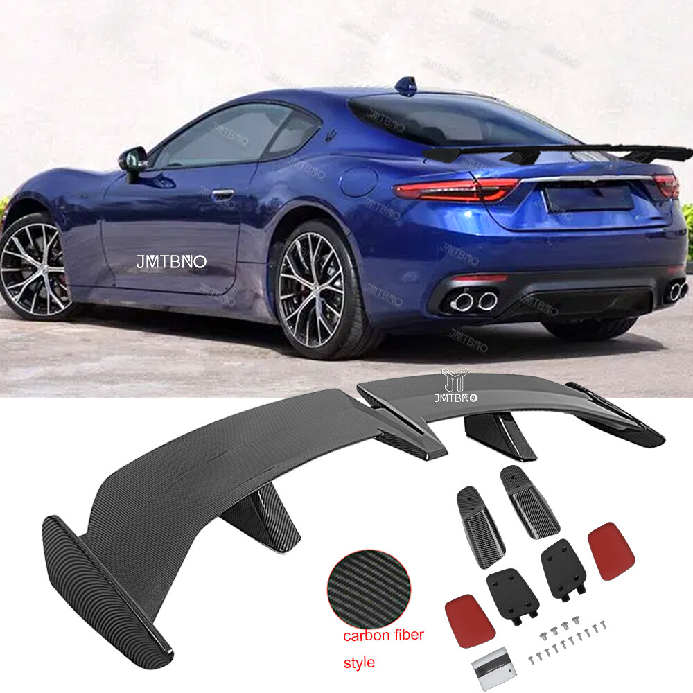 55" For  Maserati Gran Turismo Car Rear Spoiler Wing PRO Style Carbon Fiber Look