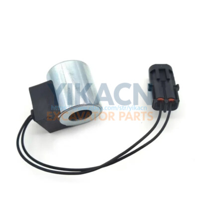 For Sany SY55/75 Yuchai 60 65 85 pilot rotary solenoid valve coil and valve core