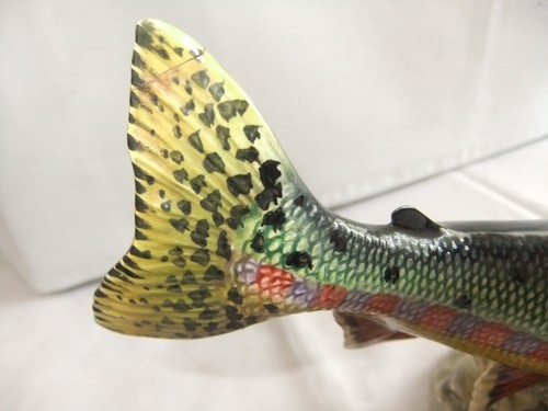 Vintage Beswick Fish Golden Trout 1246 Arthur Gredington Design 16x25x10 cm - Picture 6 of 8