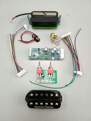 SUSTAINIAC STEALTH PRO KIT W/ SEYMOUR DUNCAN JB, AUX-TT BOARD