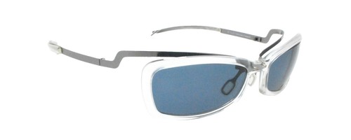 Guess GU8244 20B Gray Clear Plastic Rectangular Sunglasses  display picture 1