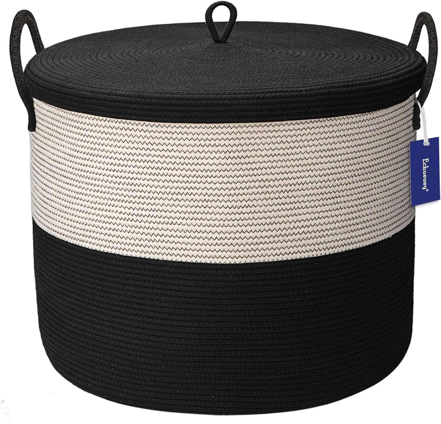 XXXXL Extra Large blanket basket with lid 21"x21"x18" blanke