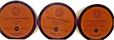 Maria Nila Colour Refresh Haarmaske mit Farbpigmenten 4.10 CACAO INTENSE 3X100ml