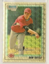Dan Tuttle 2010 Bowman Chrome Prospect Superfractor #'d 1/1 - Cincinnati Reds