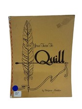 1972 Barbara Maddox Art Book on Feather Quilling "Your Turn to Quill"