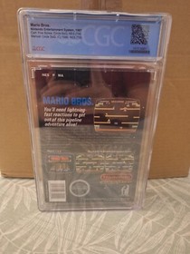 Nintendo NES Mario Bros CGC No Wata Vga