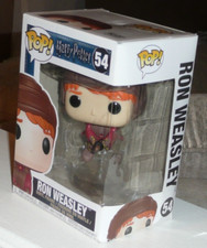 Funko POP! Harry Potter: Ron en escoba, figura de vinilo #54