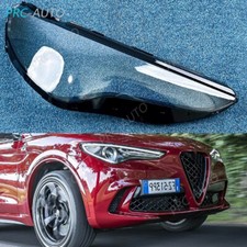 For Alfa Romeo Stelvio 17- 25 Right Clear Headlight Headlamp Lens Cover Replace