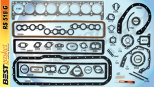 Buick 40-Series 233 Full Engine Gasket Set BEST 1934-36 Head+Manifold+Oil Pan