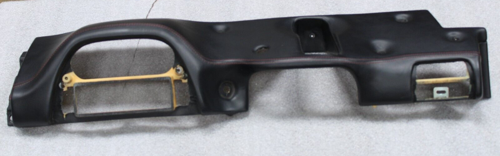 Ferrari 360, LH, Left, Lower Dash Panel, Black w/Red Stich, Used, P/N 63547300