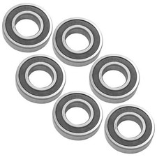 Caltric 6206-2RS 6206-2RDQE6 Ball Bearings Dual Sided Rubber Sealed 30x62x16