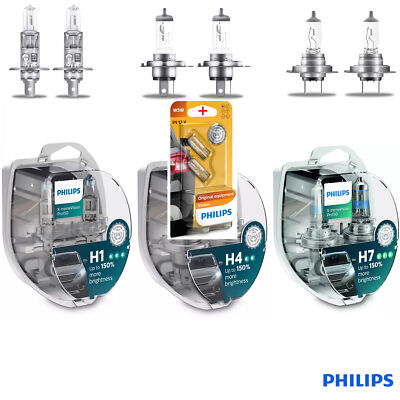 Philips X-tremeVision Pro150 H1 H4 H7 All Types Free Choice 2pcs + W5W VL