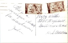 Morocco 3F Fez c1940 Casablanca PPC to Baltimore, Md.  Cancel unreadable.