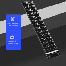 Nut and Bolt Thread Checker 28 Thread Identifier Gauge Inch and Metric Screw US