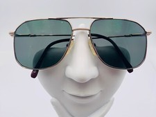Vintage Teachnolite TL-70 Gold Metal Pilot Sunglasses Japan FRAMES ONLY