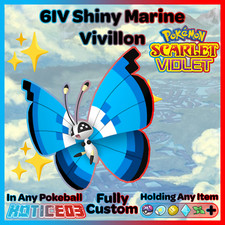 ✨ Shiny Vivillon Marine Form 6IV ✨ Pokemon Scarlet & Violet 🚀 Fast 🚀