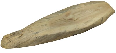 Oval Holzscheibe ohne Rinde geschliffen, B. 28 cm; L. 89 cm; H. 4,5 cm/ 142927