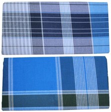 Men's Cotton Lungi Multicolour, 2 Mtrs -Set of 2