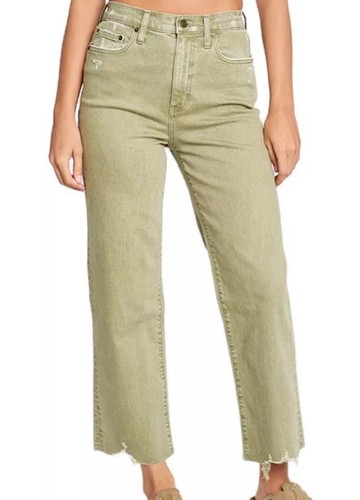 DAZE D00016204CR-MTCHA Matcha Pleaser High Rise Wide Ankle