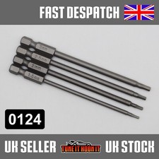 RC Speed Tip Hex Drivers, Magnetic Power Tool 4 Pcs 1.5/2.0/2.5/3.0mm x 100mm