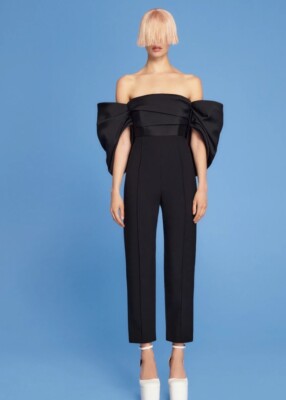 OFF-THE SHOULDER SOLACE LONDON KASEY JUMPSUIT Size 4