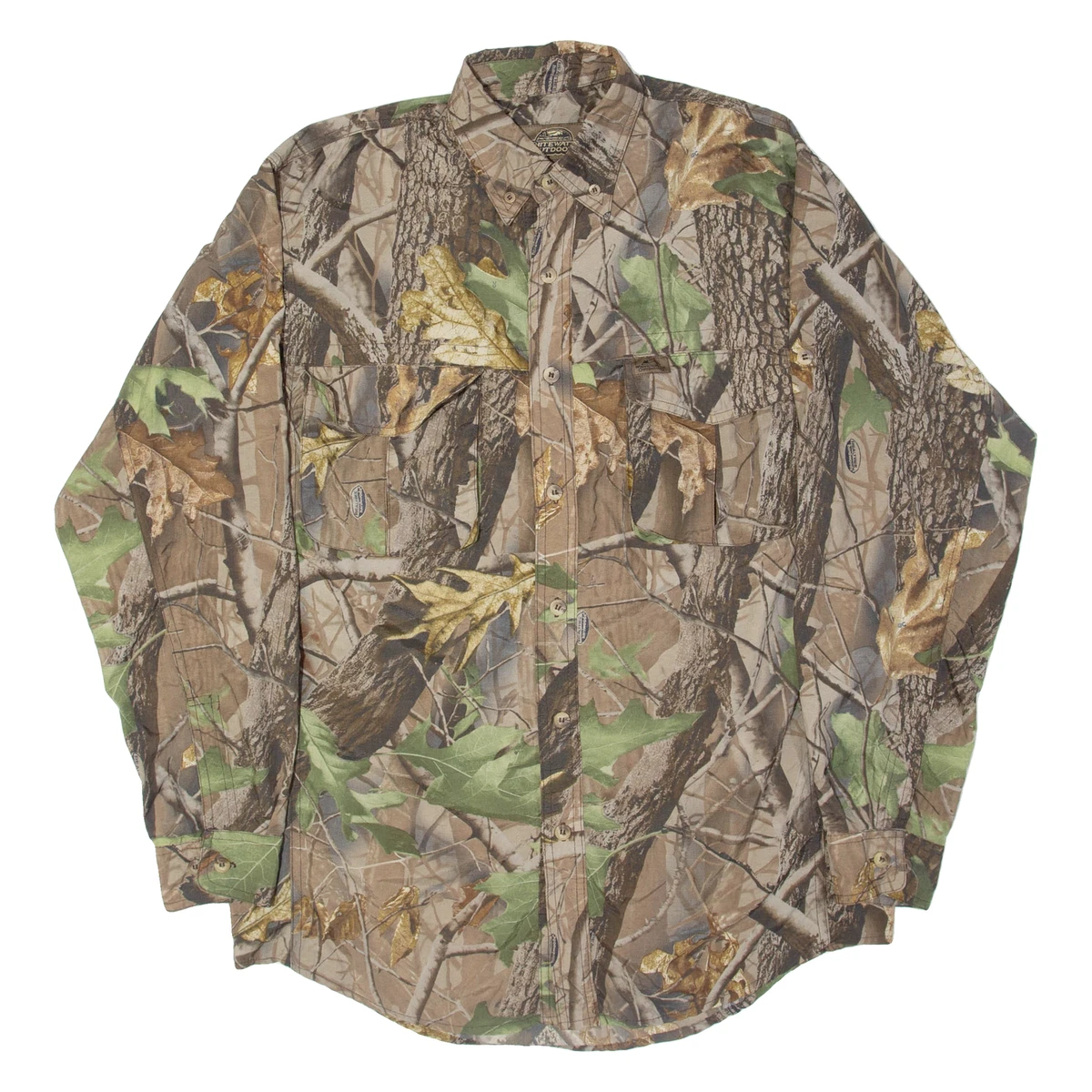 Chemise De Pêche Realtree Camouflage Homme - Taille S, Manches Longues Extensible