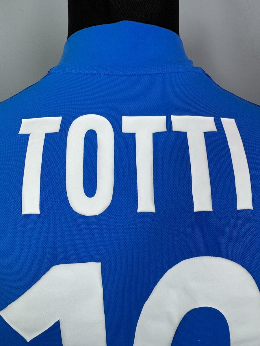 ITALY 2002 2004 TOTTI HOME SHIRT FOOTBALL SOCCER KAPPA JERSEY MENS