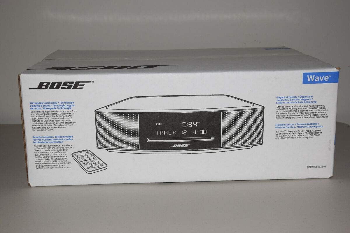 Særlig svovl sandhed Bose Wave IV Music Sound System CD MP3 Player AM &amp; FM Radio Tuner  Espresso Black 760575924179 | eBay