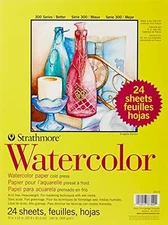Strathmore 300 Series Watercolor Paper 9x12 Cold Press 140lb Acid Free USA