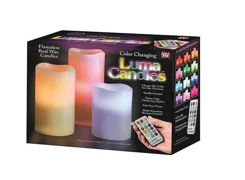 Led color changing 2024 candles with remote
