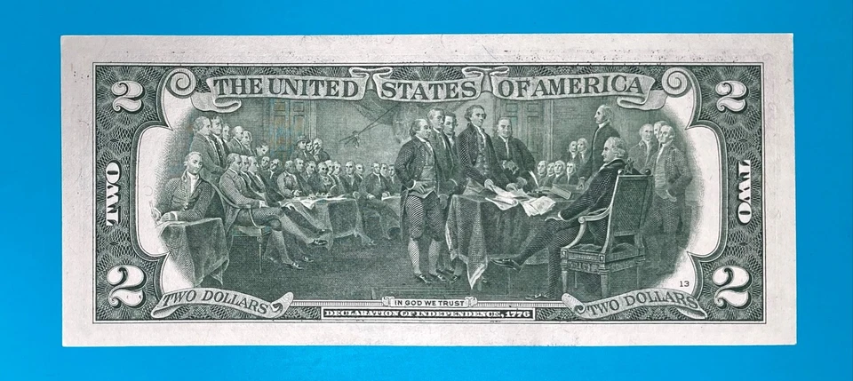 1975 July 24 (L 19750724 B) BIRTHDAY $2 Two Dollar Bill *AU* - Image 3 of 4