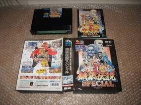 BOXED NEO GEO AES CONSOLE JAP+ART OF FIGHTING 2, WORLD HEROES 2, FF SPECIAL