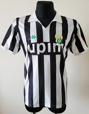 Juventus 1990 - 1991 Casa Rara Fútbol Kappa Camiseta Talla Grande
