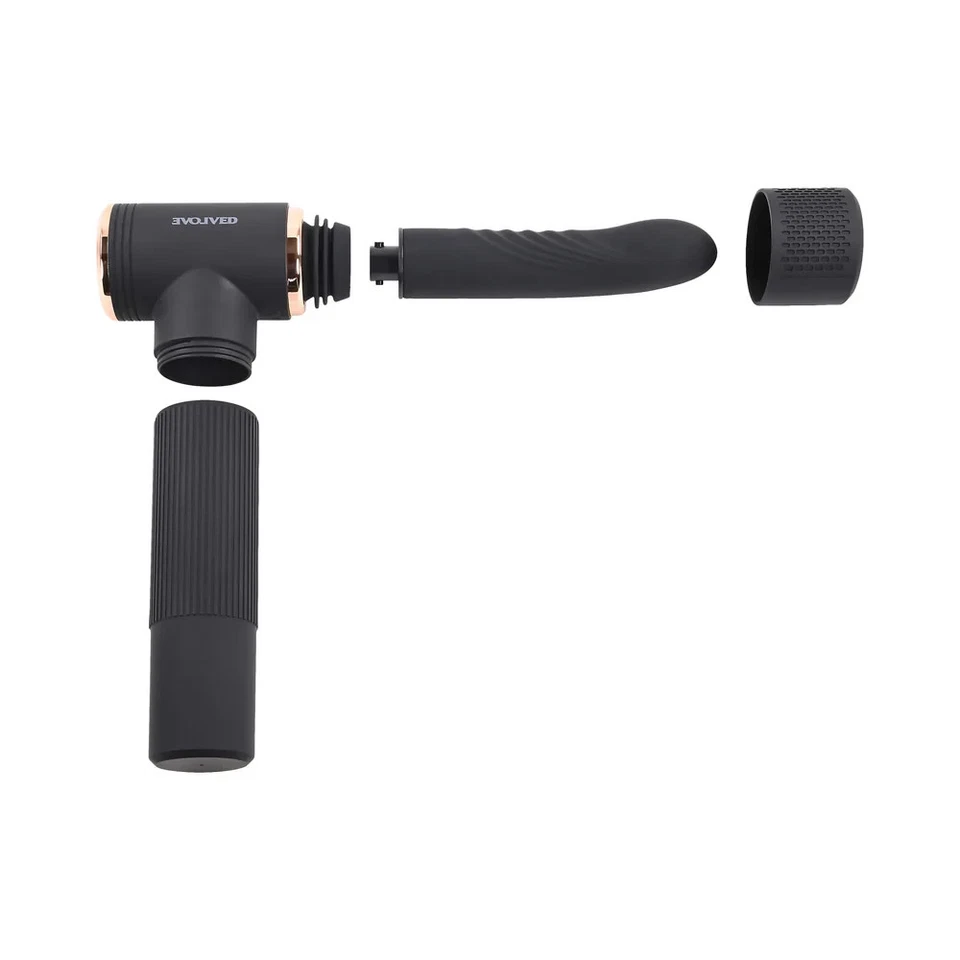 Máquina sexual vibradora y empujadora recargable Evolved Too Hot to Handle Foto 2 de 4